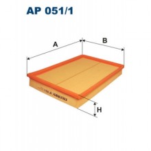 AP051/1(AP051/5) FILTRON Фильтр воздушный Opel (KAMF202901/AP13026)
